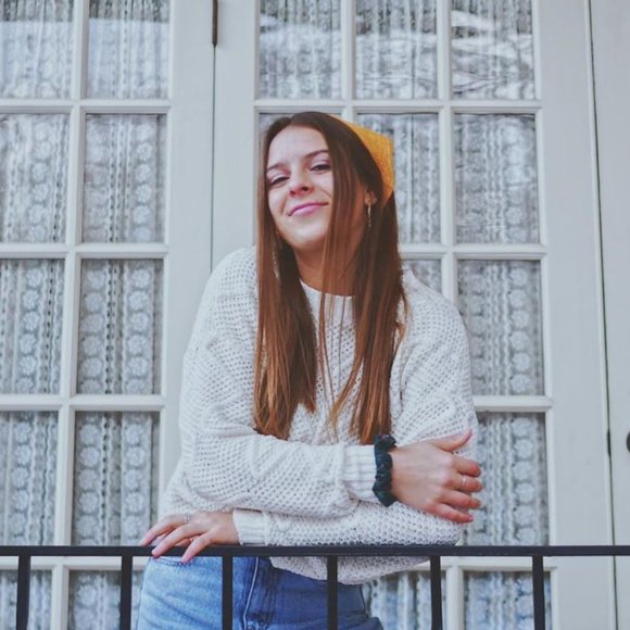 Soft Chenille Beach Sweater Pom Accent Color Cream - Picture 9 of 11